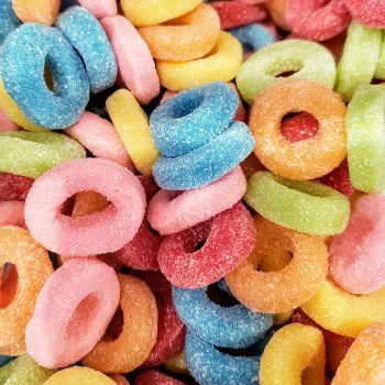 sugary colorful rings
